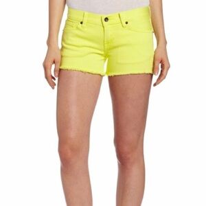 2 for $15 Lucky Brand Neon Yellow Denim Shorts